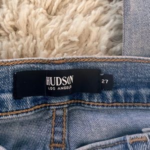 Hudson mid-rise straight leg jean
